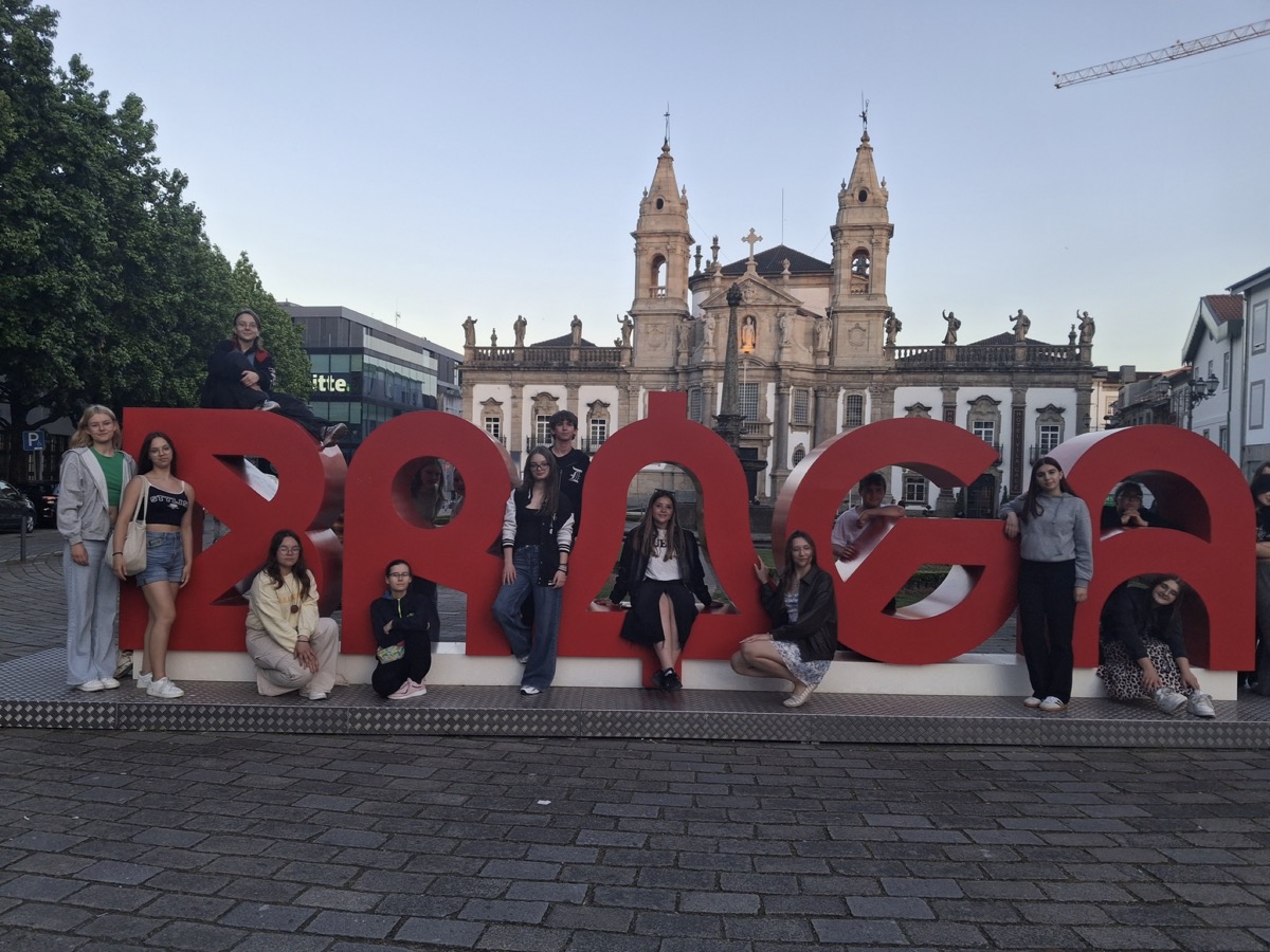 Wyjazd uczniów z opiekunami do Bragi w Portugalii w programie Erasmus+